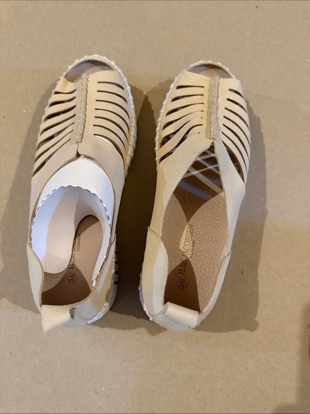 Ilse Jacobsen beige Cutout Women’s Sandals